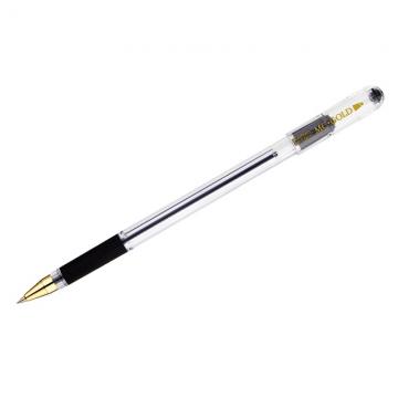 Ручка шариковая MunHwa «MC Gold» черная, 0,5мм, грип, штрих-код